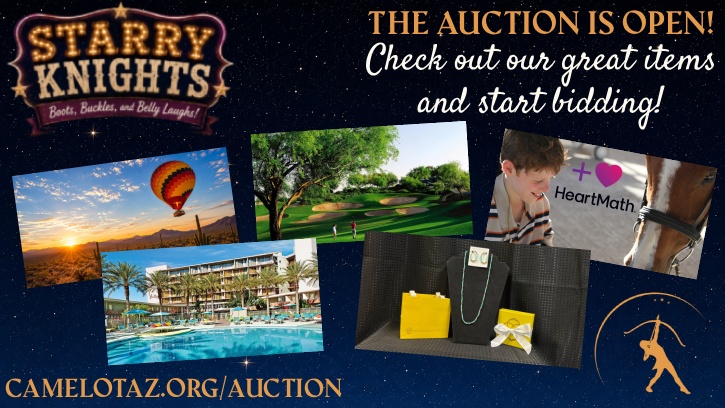 Starry Knights - Boots, Buckles, and Belly Laughs - The Auction is Open! - Auction: camelotaz.org/sk2026/auction